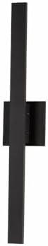24 Inch 13W 2 Led Outdoor Wall Sconce-Black Finish Et2 Lighting E41343-Bk