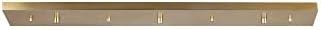 Satin Brass 36-Inch Multi-Port Linear Canopy