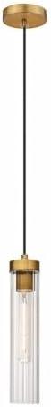 Z-Lite Beau 1 - Light Pendant in  Rubbed Brass