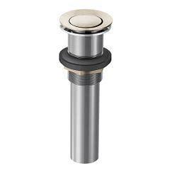 Polished Nickel Push-Button Overflow Drain Kit