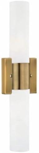 Livex Lighting Aero 2 - Light Vanity in  Antique Brass