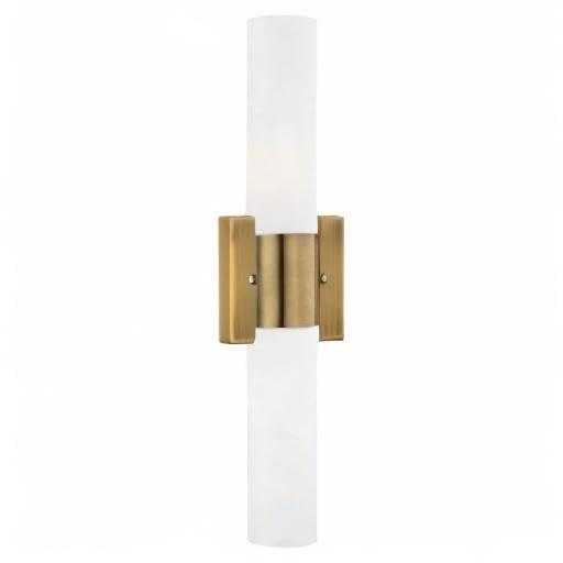 Livex Lighting Aero 2 - Light Vanity in  Antique Brass