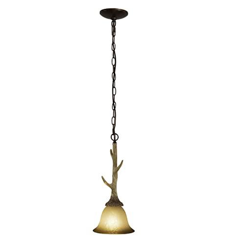 Vaxcel Lodge 1 - Light Pendant in  Noachian Stone