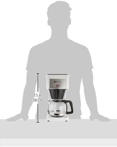BUNN GRW Speed Brew Classic 10 Cup Coffee Maker, White