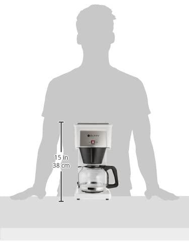 BUNN GRW Speed Brew Classic 10 Cup Coffee Maker, White