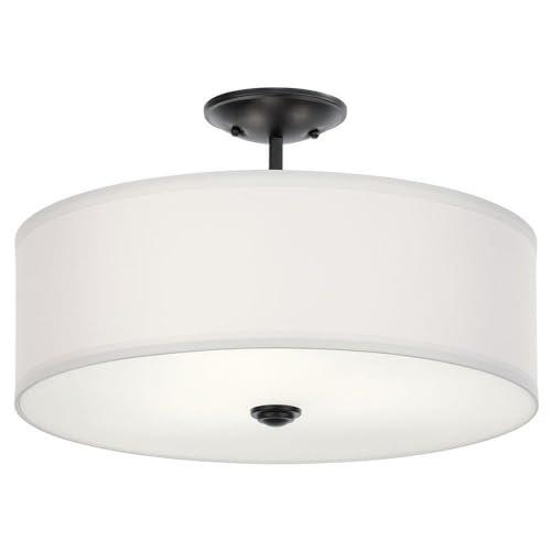 Kichler Lighting Shailene 3 - Light Semi-Flush Mount in  Black