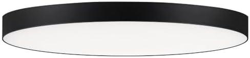 Maxim 57664Wt Trim 11" Wide Integrated Led Flush Mount Ceiling Fixture - Black