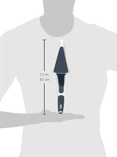 Zyliss Easy Slice Cake Server - Dishwasher-Safe, Stainless Steel Cake & Pie Cutter & Server for Kitchen Accessories - White