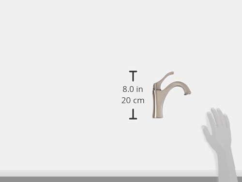 Kraus Arlo Single Hole 1-Handle WaterSense Bathroom Sink Faucet with Drain and Deck Plate