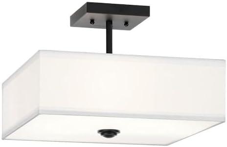 Kichler Lighting Shailene 3 - Light Semi-Flush Mount in  Black