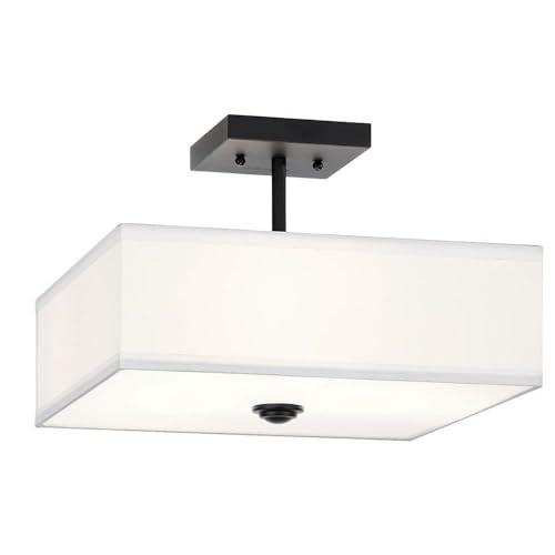 Kichler Lighting Shailene 3 - Light Semi-Flush Mount in  Black