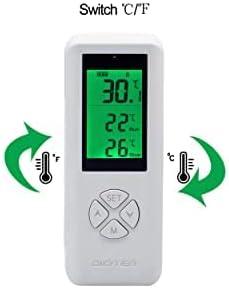 White Digital Wireless Thermostat with Remote Control