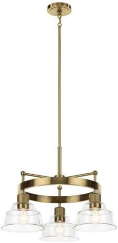 Kichler Lighting Eastmont 3 - Light Chandelier in  Brushed Brass