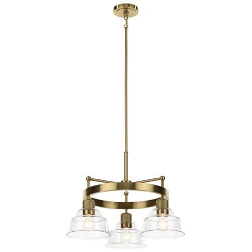 Kichler Lighting Eastmont 3 - Light Chandelier in  Brushed Brass
