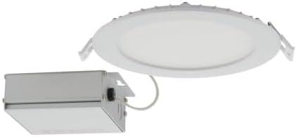 6.78'' Selectable Color Temperature Dimmable Air-Tight IC Rated LED Canless Recessed Lighting Kit