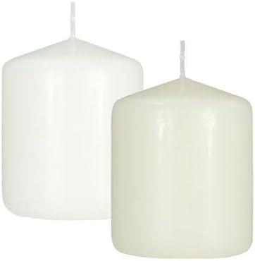 General Wax and Candle Co. Fireside Cone Top, White, 3 inches by 3 inches, Made in USA