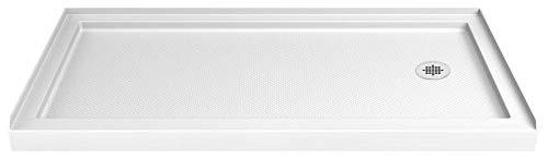 Qwall 60" W x 30" D x 75.63" H Framed Rectangle Shower Stall and Base Included