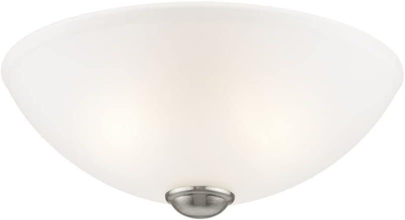 Livex Lighting Somerset 2 - Light Flush Mount in  Brushed Nickel