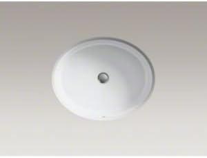 Verticyl Ceramic Oval Undermount Bathroom Sink with Overflow