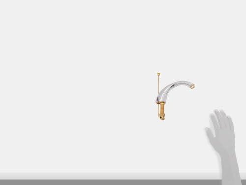 Kingston Brass KB974AL Victorian Widespread Bathroom Faucet, Polished Chrome/Polished Brass
