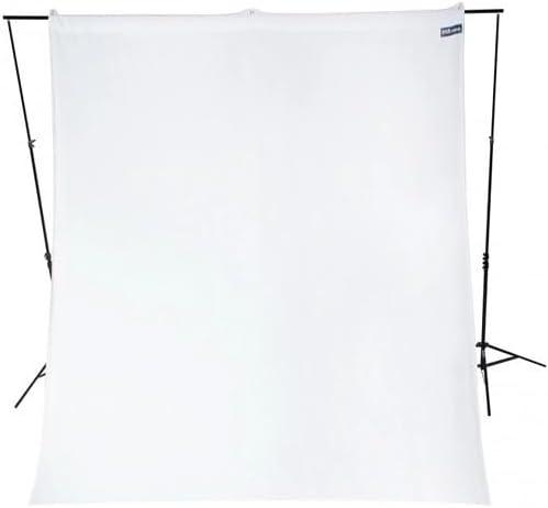 Westcott 9 x 10 Feet Wrinkle Resistant Cotton Background, Hi Key White