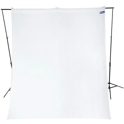 Westcott 9 x 10 Feet Wrinkle Resistant Cotton Background, Hi Key White