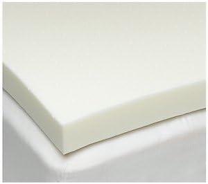 Memory Foam Solutions UBSF43 Full / Double Size 3 Inch Thick  4 Pound Density Visco Elastic Memory Foam Mattress Pad Bed Topper Made in the USA