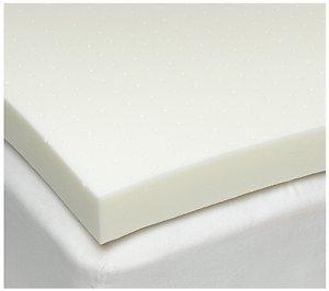 Memory Foam Solutions UBSF43 Full / Double Size 3 Inch Thick  4 Pound Density Visco Elastic Memory Foam Mattress Pad Bed Topper Made in the USA