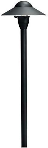 Kichler 21"H Dome Textured Black Dome Landscape Path Light