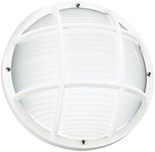 Sea Gull Lighting Generation 89807-15 Contemporary Modern One Light Outdoor Wall Lantern from Seagull-Bayside Collection in White Finish