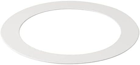 White Aluminum Ceiling Goof Ring for 3-4 Inch Downlights