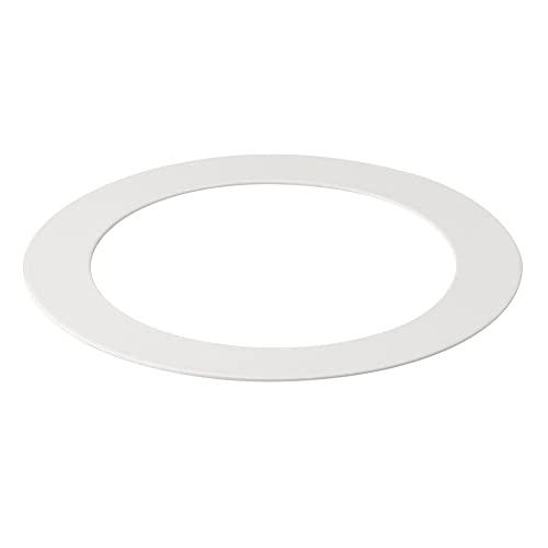 White Aluminum Ceiling Goof Ring for 3-4 Inch Downlights