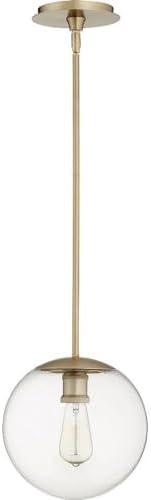 Quorum Lighting 1 - Light Pendant in  Aged Brass