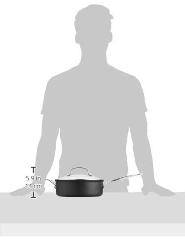 Cuisinart Chef's Classic Non Stick Hard Anodized Saute Pan with Lid