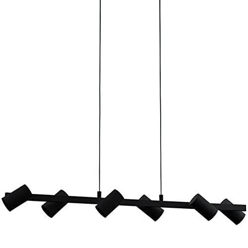 Gatuela Contemporary Black LED Island Pendant Light