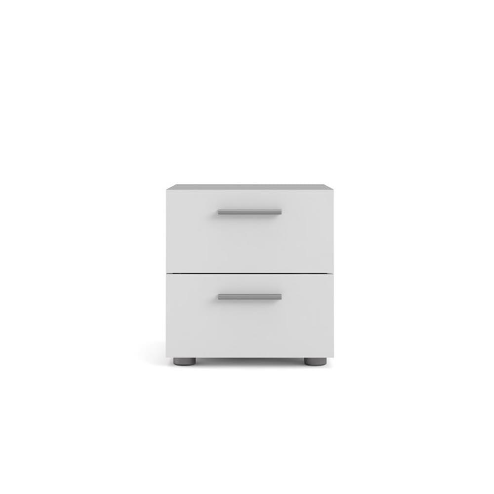 Home Square 3 Piece Bedroom Set with Dresser and 2 Nightstands in White
