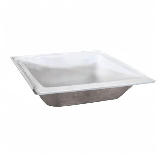 Kingston Brass Aqua Eden 60-Inch Acrylic Rectangular Drop-In Tub