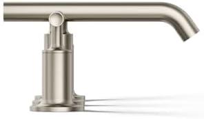 Purist® Widespread Bathroom Faucet with Drain Assembly