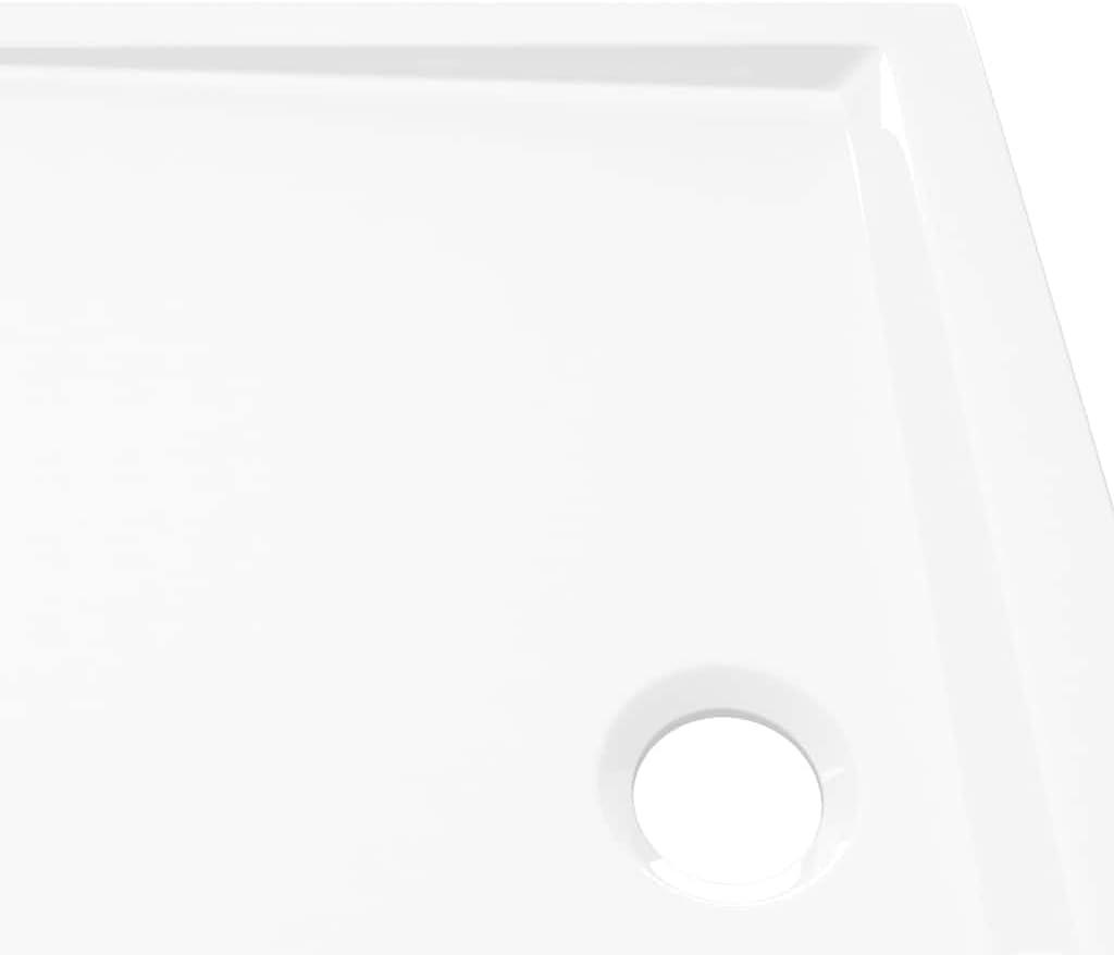 vidaXL Shower Base Tray, Non-slip Bathroom Shower Pan, Reinforced ABS