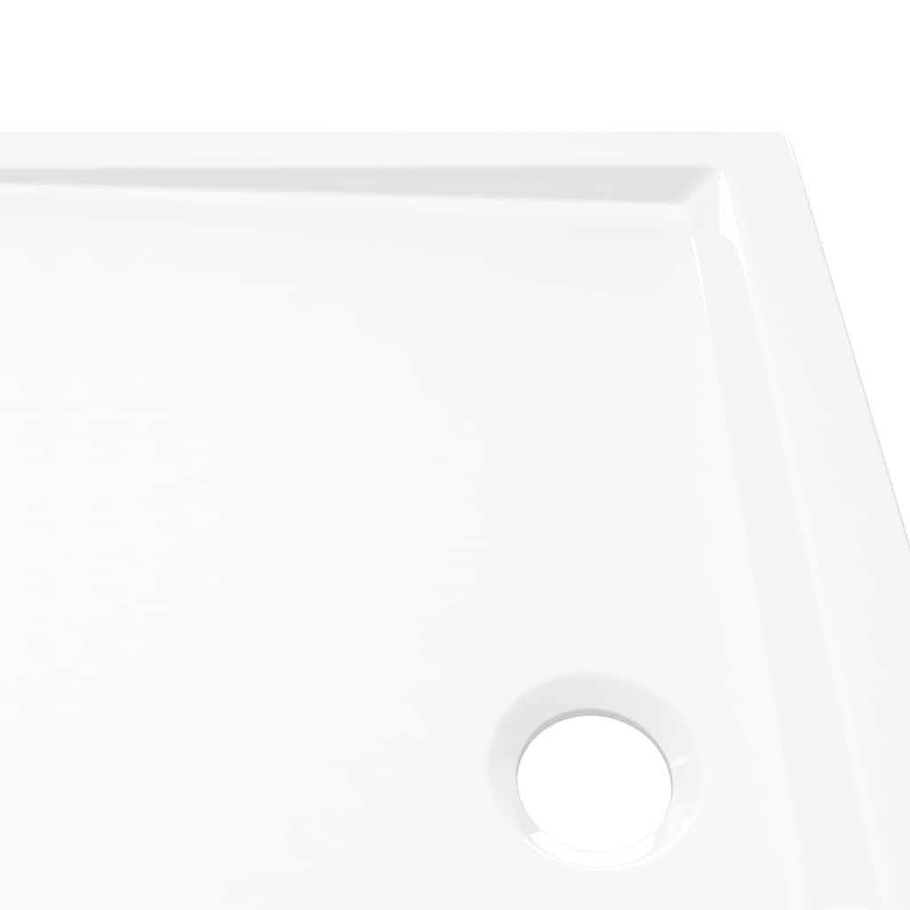vidaXL Shower Base Tray, Non-slip Bathroom Shower Pan, Reinforced ABS