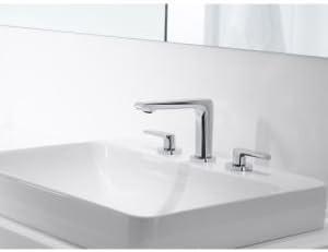 Vox® Vitreous China Rectangular Vessel Bathroom Sink with Overflow