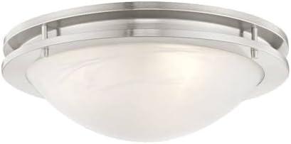 Livex Lighting Ariel 3 - Light Flush Mount in  Brushed Nickel