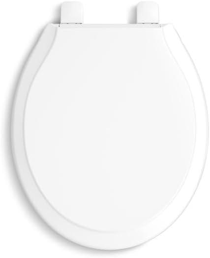 Rutledge Front Quiet-Close with Grip-Tight Bumpers Round Toilet Seat