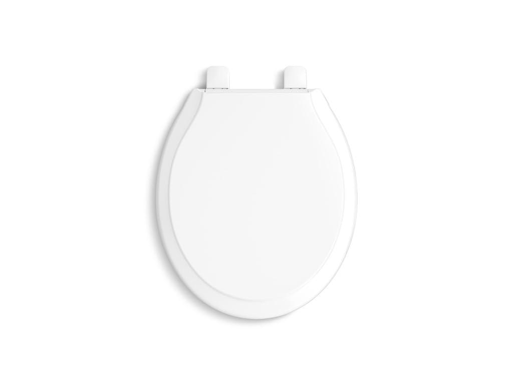 Rutledge Front Quiet-Close with Grip-Tight Bumpers Round Toilet Seat