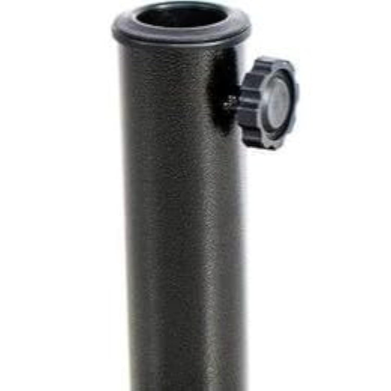 Four Seasons Courtyard Solid 18 Inch Round Base for 2 Inch Umbrella Poles to Shade Outdoor Backyard Garden, Patios, and Porches, Bronze