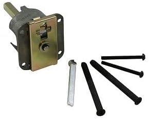 Antique Brass Thick Door Kit with Mounting Screws