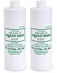 Cosco green soap 2 X 8 Ounce Pure Green Soap Tattoo Medical Supply 8oz Bottle, 8 Fl Ounce