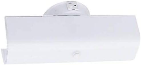 Westinghouse White 2 lights Incandescent Bathroom Channel Fixture Wall Mount