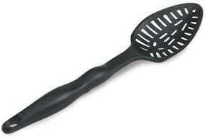 Black High Heat Nylon Slotted Spoon, 13 1/4"