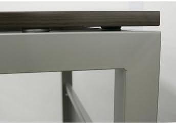 Signature Series At Work Reversible LShaped Desk  Espresso  Brushed Nickel, 72”W x 72”D